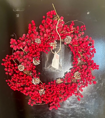 Christmas Door Wreath (berries)